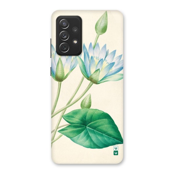 Blue Lotus Back Case for Galaxy A72