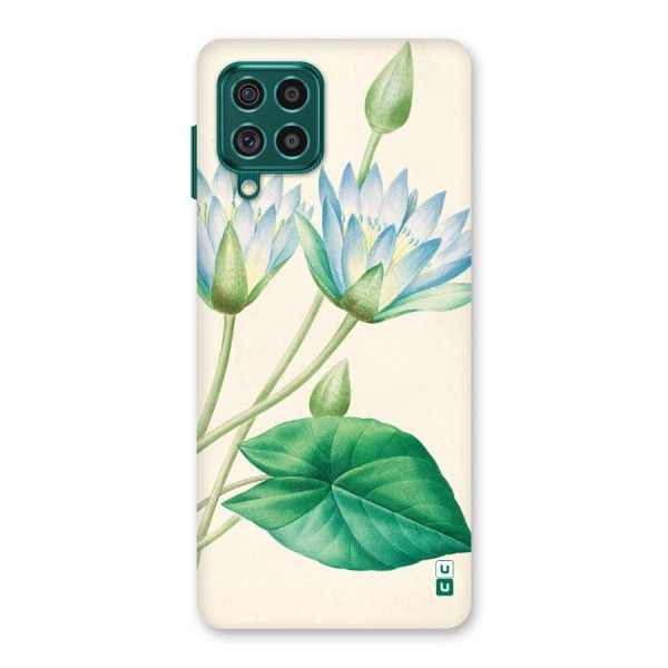 Blue Lotus Back Case for Galaxy F62