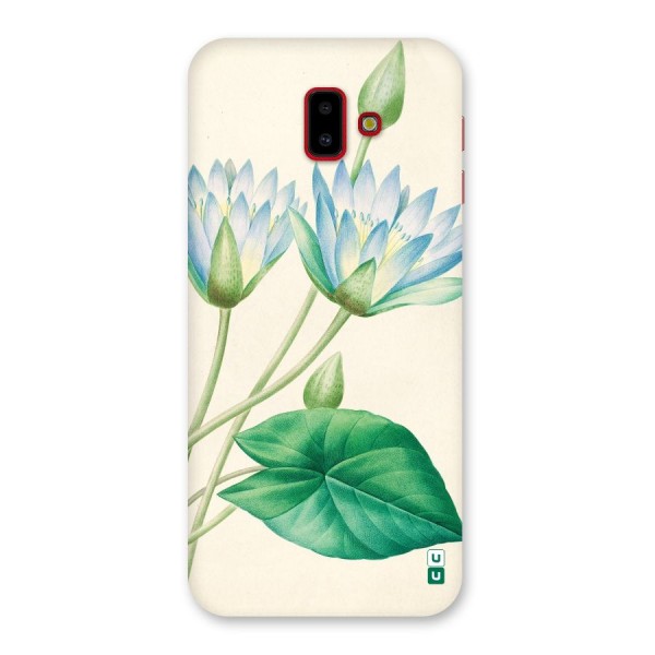 Blue Lotus Back Case for Galaxy J6 Plus