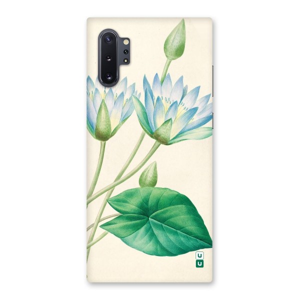 Blue Lotus Back Case for Galaxy Note 10 Plus