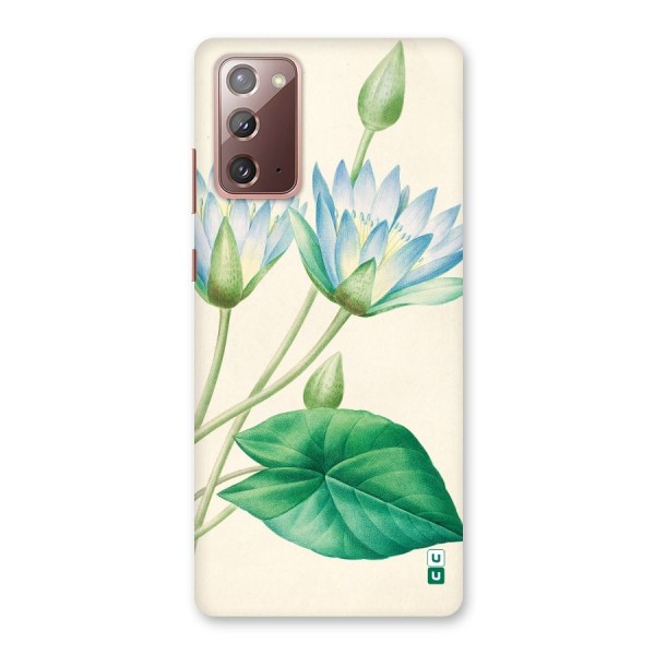 Blue Lotus Back Case for Galaxy Note 20