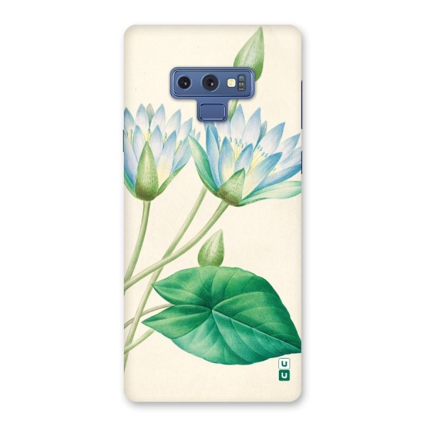 Blue Lotus Back Case for Galaxy Note 9