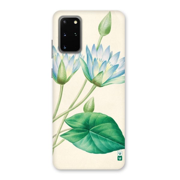 Blue Lotus Back Case for Galaxy S20 Plus