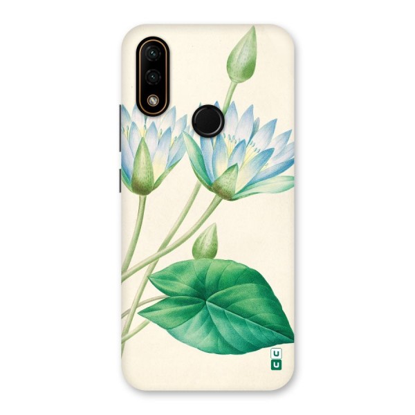 Blue Lotus Back Case for Lenovo A6 Note