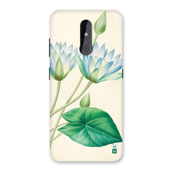 Blue Lotus Back Case for Nokia 3.2