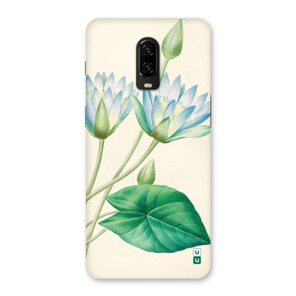 Blue Lotus Back Case for OnePlus 6T