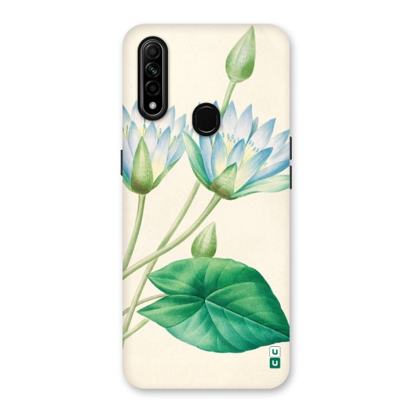 Blue Lotus Back Case for Oppo A31