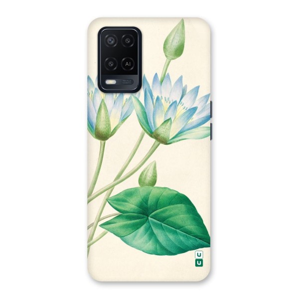 Blue Lotus Back Case for Oppo A54