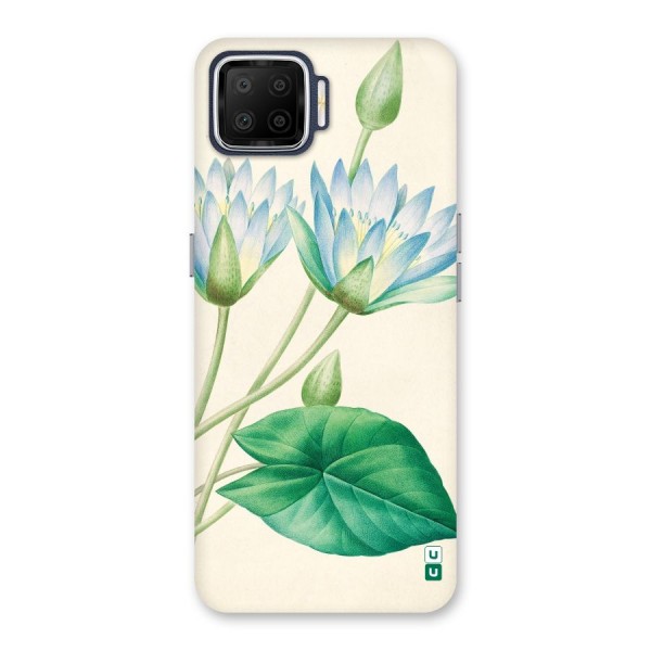 Blue Lotus Back Case for Oppo F17