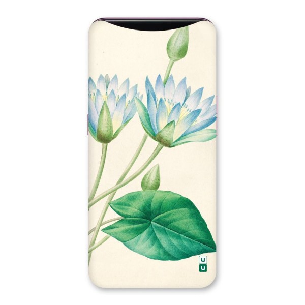 Blue Lotus Back Case for Oppo Find X