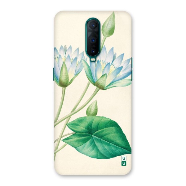 Blue Lotus Back Case for Oppo R17 Pro