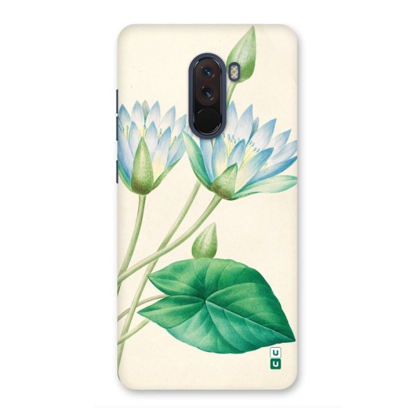 Blue Lotus Back Case for Poco F1