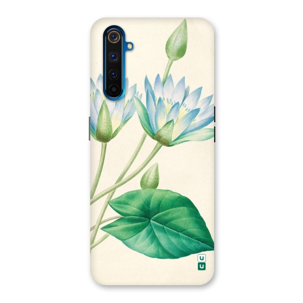 Blue Lotus Back Case for Realme 6 Pro