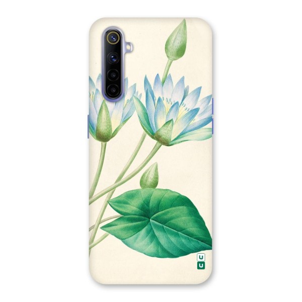 Blue Lotus Back Case for Realme 6i