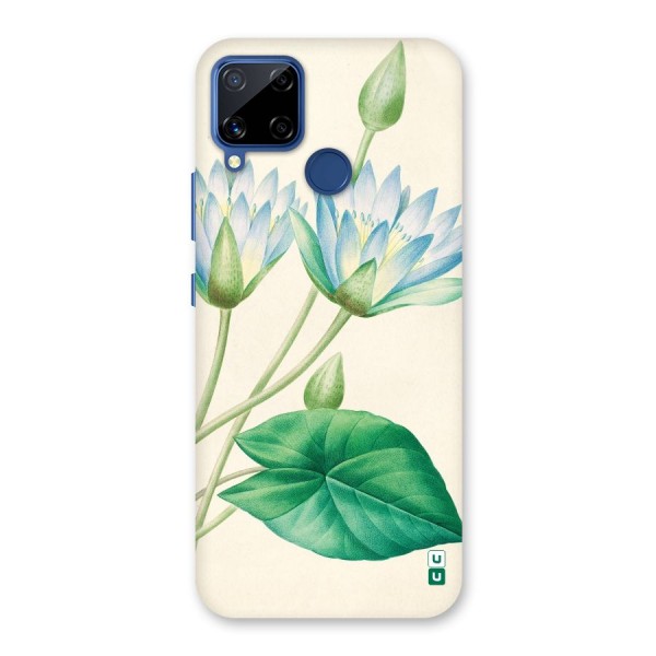 Blue Lotus Back Case for Realme C12