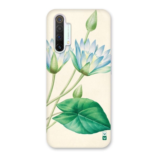 Blue Lotus Back Case for Realme X3