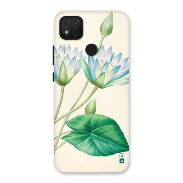 Blue Lotus Back Case for Redmi 9C