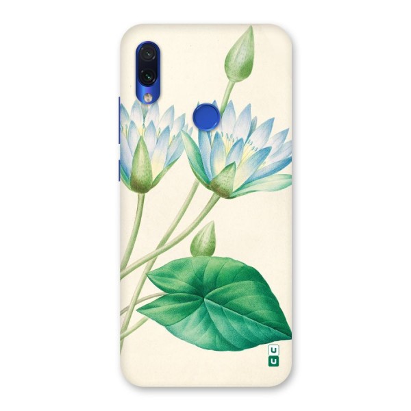 Blue Lotus Back Case for Redmi Note 7