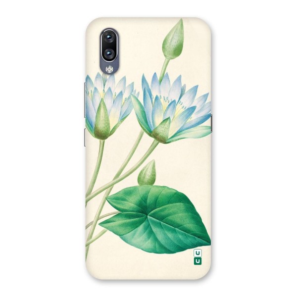 Blue Lotus Back Case for Vivo NEX