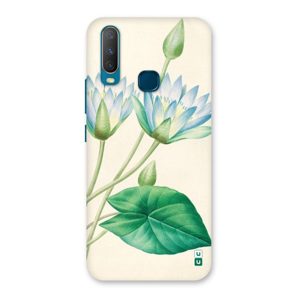 Blue Lotus Back Case for Vivo U10