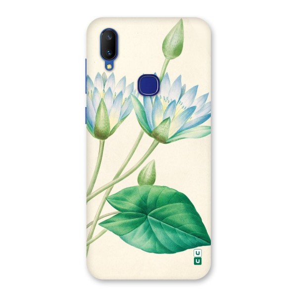 Blue Lotus Back Case for Vivo V11