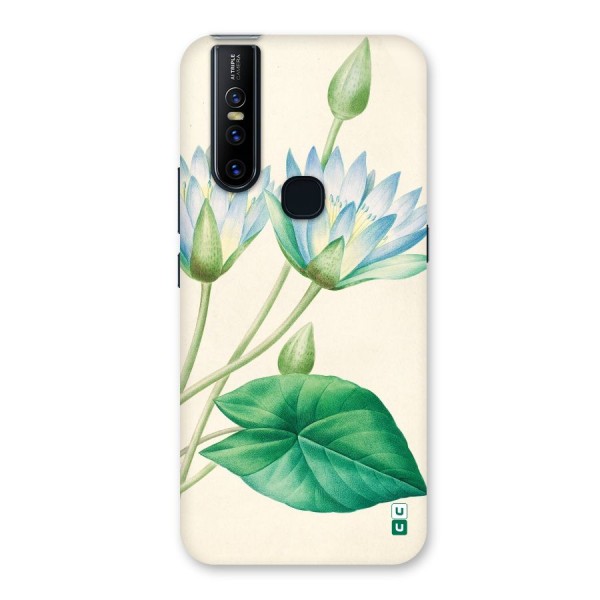 Blue Lotus Back Case for Vivo V15