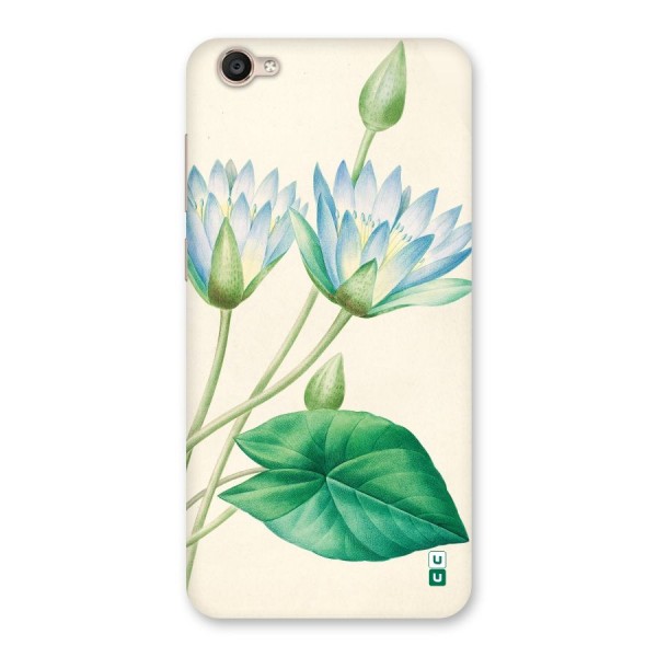 Blue Lotus Back Case for Vivo Y55s