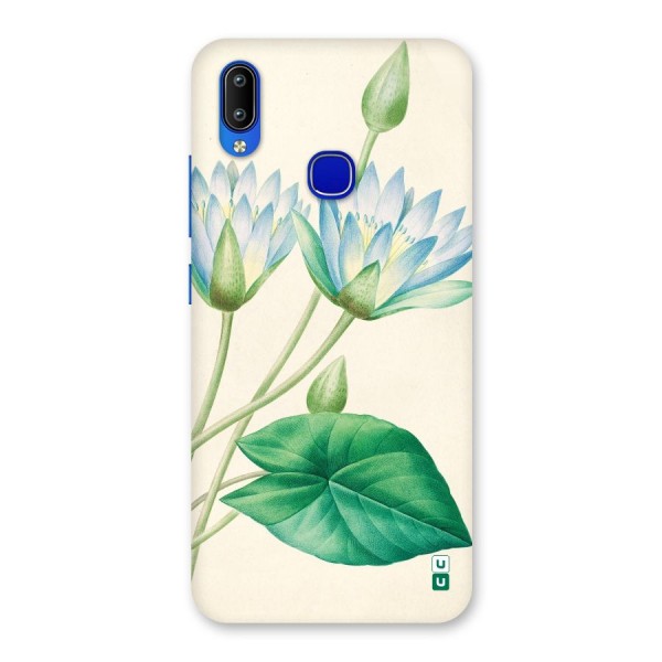 Blue Lotus Back Case for Vivo Y91