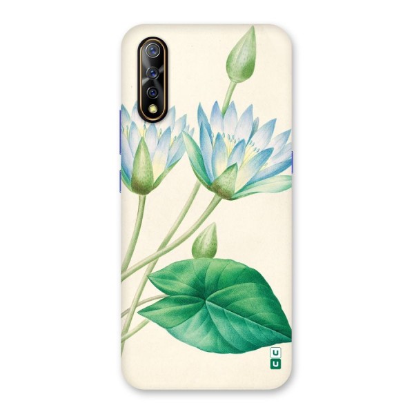 Blue Lotus Back Case for Vivo Z1x