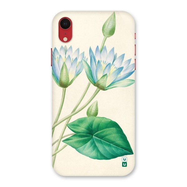 Blue Lotus Back Case for iPhone XR