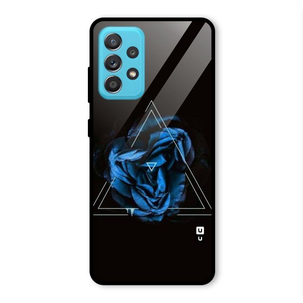 Blue Magic Triangle Glass Back Case for Galaxy A52s 5G