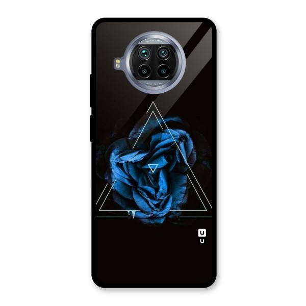 Blue Magic Triangle Glass Back Case for Mi 10i