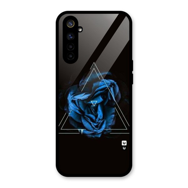 Blue Magic Triangle Glass Back Case for Realme 6