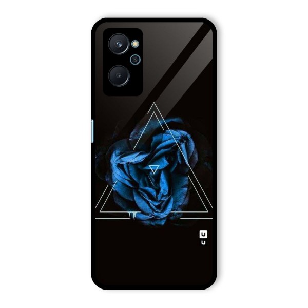 Blue Magic Triangle Glass Back Case for Realme 9i