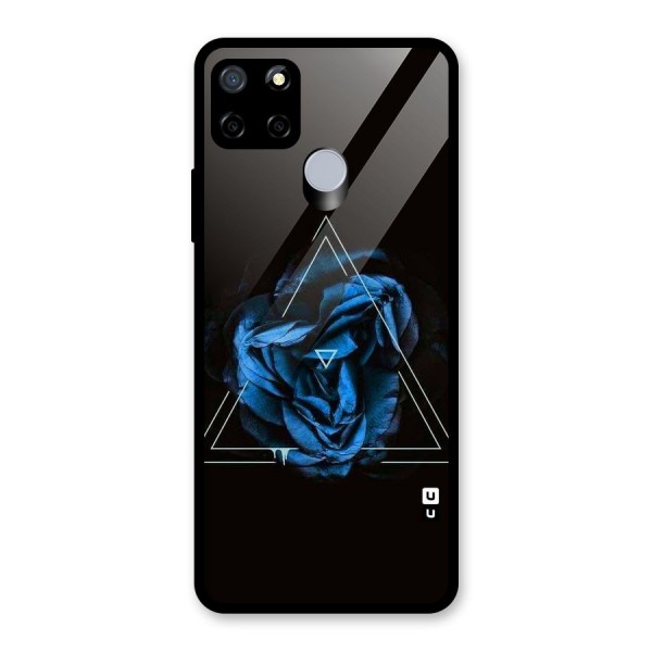 Blue Magic Triangle Glass Back Case for Realme C12