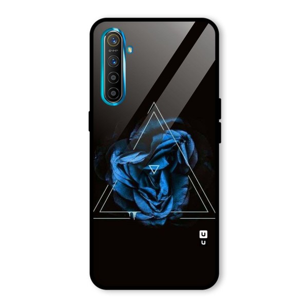 Blue Magic Triangle Glass Back Case for Realme XT