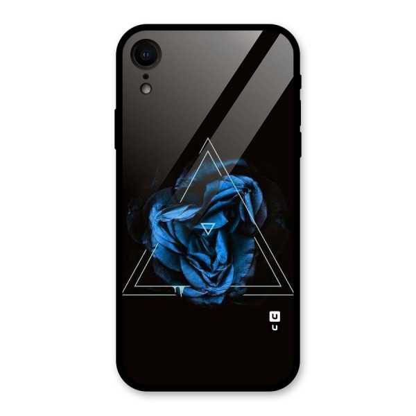 Blue Magic Triangle Glass Back Case for XR