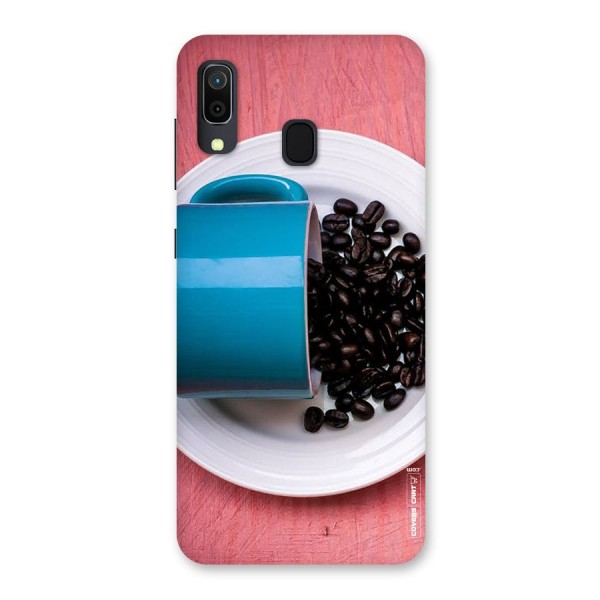 Blue Mug And Beans Back Case for Galaxy A20