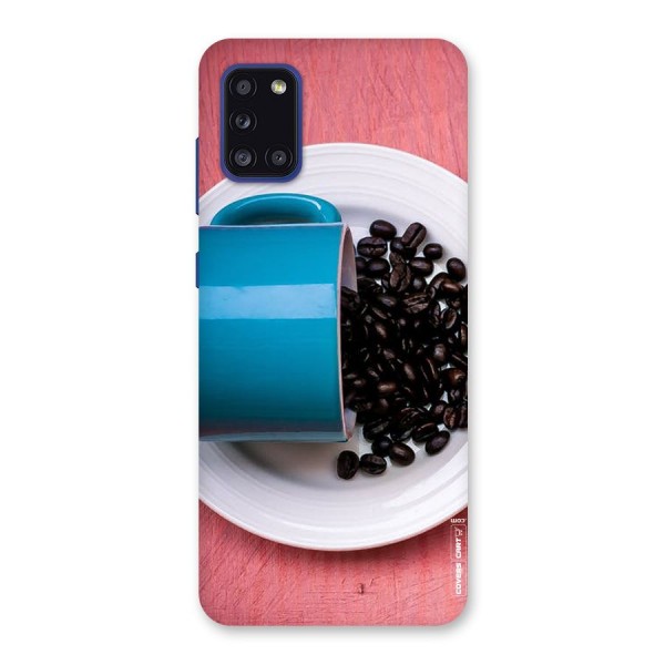 Blue Mug And Beans Back Case for Galaxy A31