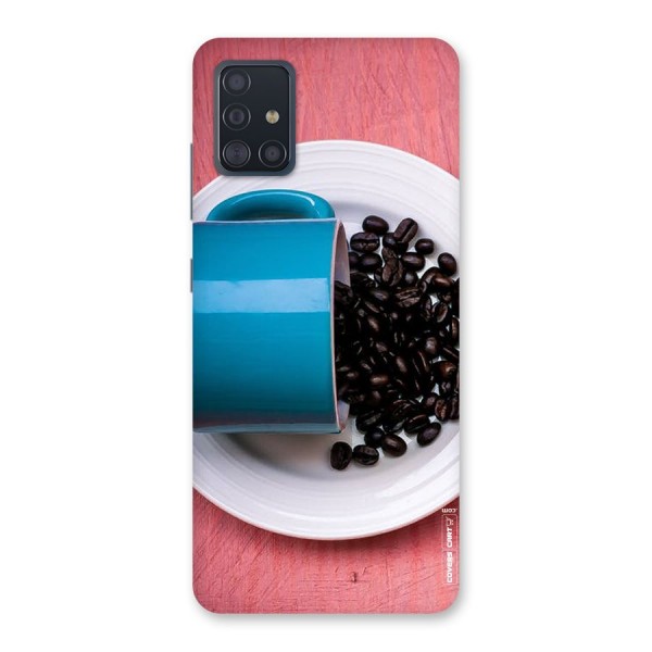 Blue Mug And Beans Back Case for Galaxy A51