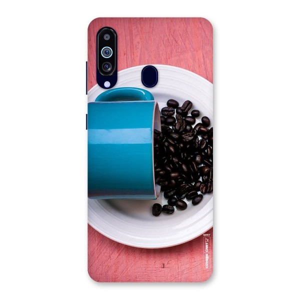 Blue Mug And Beans Back Case for Galaxy A60