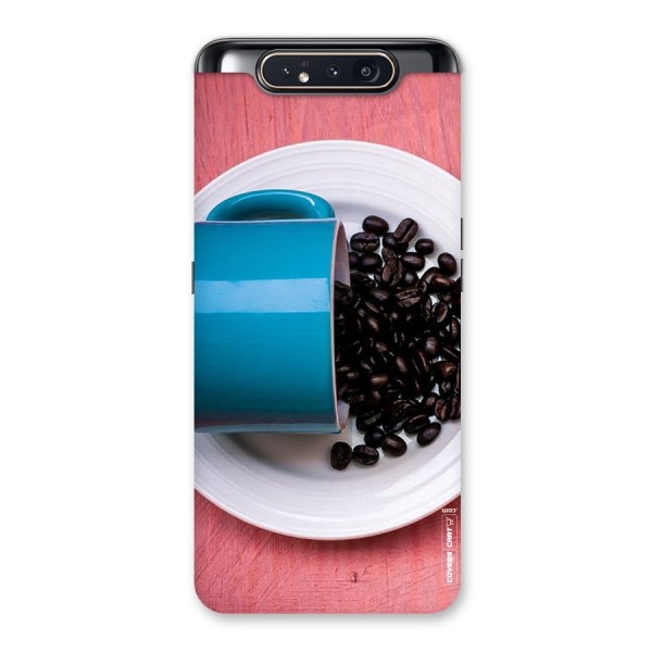 Blue Mug And Beans Back Case for Galaxy A80