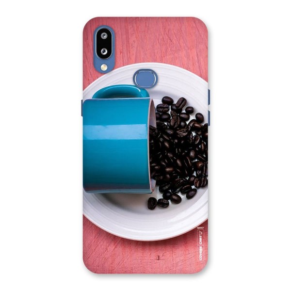 Blue Mug And Beans Back Case for Galaxy M01s