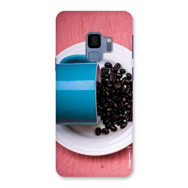 Blue Mug And Beans Back Case for Galaxy S9