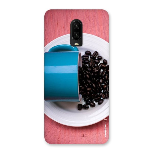 Blue Mug And Beans Back Case for OnePlus 6T