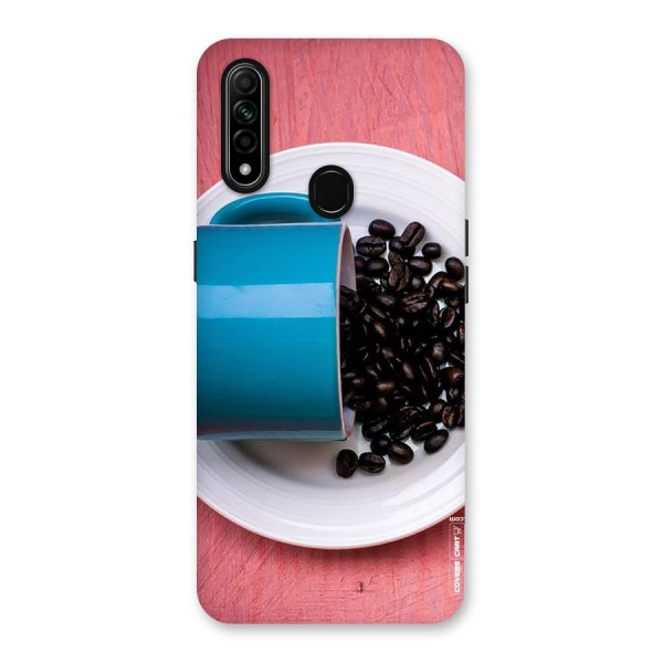 Blue Mug And Beans Back Case for Oppo A31