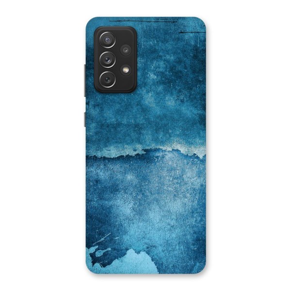 Blue Paint Wall Back Case for Galaxy A72