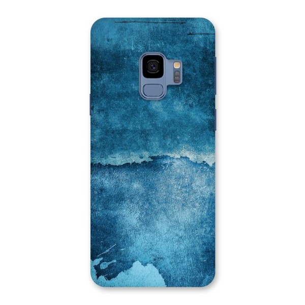 Blue Paint Wall Back Case for Galaxy S9