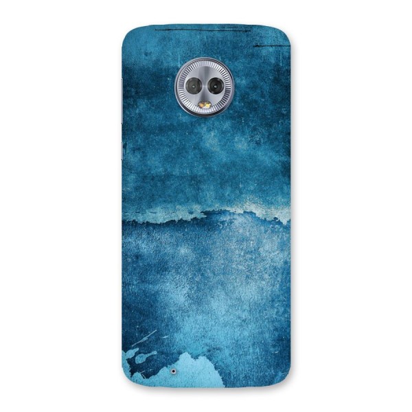 Blue Paint Wall Back Case for Moto G6