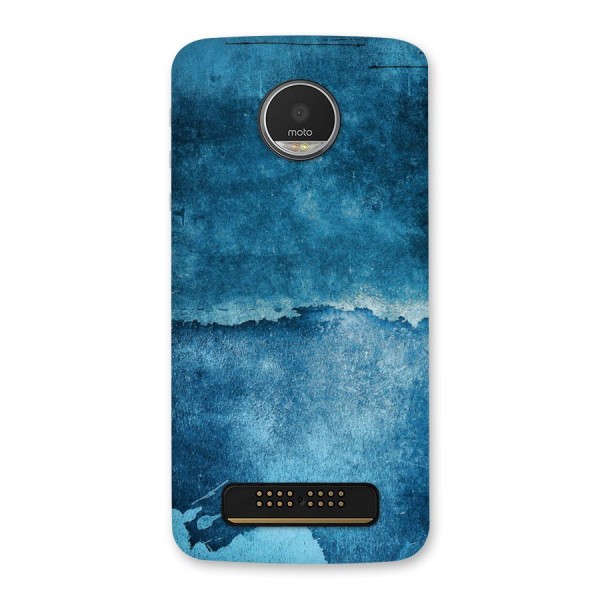 Blue Paint Wall Back Case for Moto Z Play